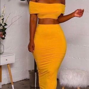 Yellow 2 Piece Set